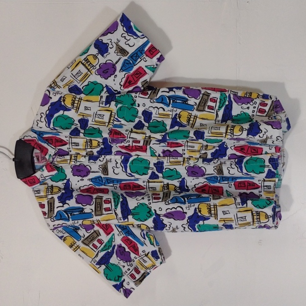 VTG Cherokee Colorful Button-up Shirt - PS